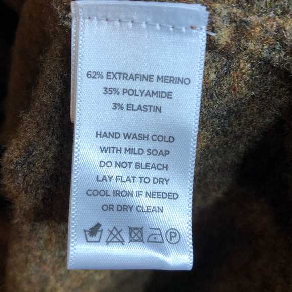 Wool blend longline duster sweater cropped kimono  sleeves and removable… - Picture 10 of 11